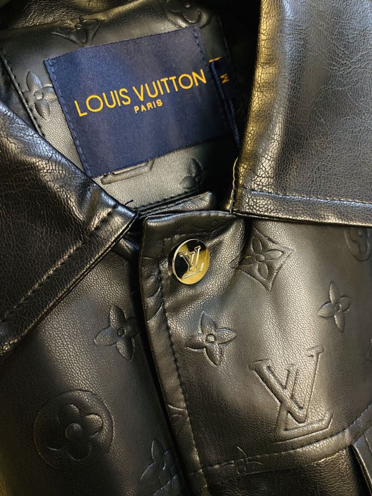 Louis Vuitton Lv 2026 Spring! New leather jacket, windproof jacket