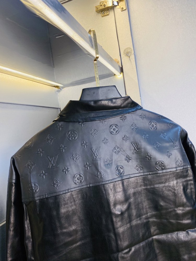 Louis Vuitton Lv 2026 Spring! New leather jacket, windproof jacket