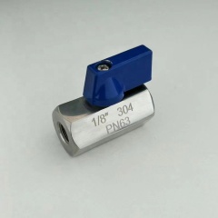 customisable stainless steel mini ball valve with surface polished sanitary ball valve