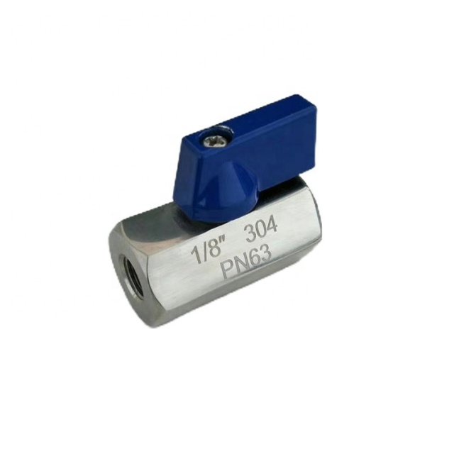 customisable stainless steel mini ball valve with surface polished sanitary ball valve