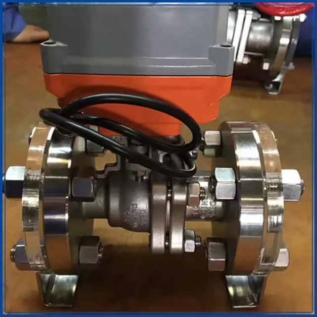 COVNA HK60-Q-3PS Stainless Steel Female Thread Motorized Ball Valve motorized actuated pneumatic control ball valve