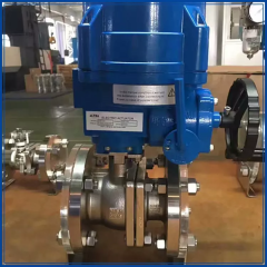 COVNA HK60-Q-3PS Stainless Steel Female Thread Motorized Ball Valve motorized actuated pneumatic control ball valve