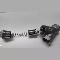STAINLESS STEEL Y-SPRING CHECK VALVE CF8/CF8M Stainless Steel Y Type Spring Check Valve Thread End Y Type Spring Check Valve stainless steel 304 316 Y-strainer