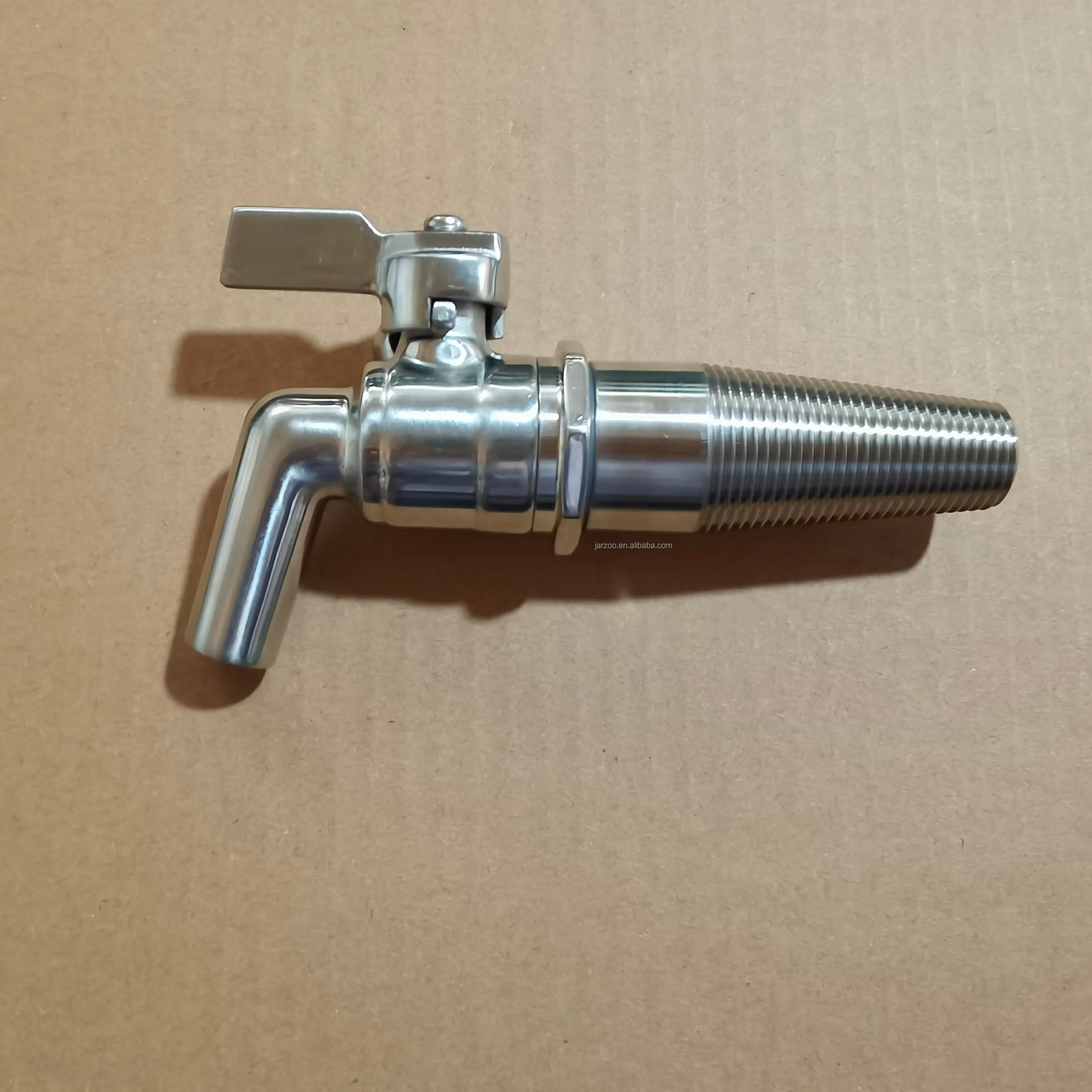 304 Stainless Steel Tapered Thread Oak Barrel Tap - Food Grade Conical Thread Spigot for Wine & Beer Dispensing Beverage Dispenser Faucet with Cone Thread