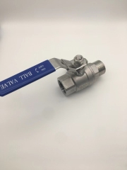 stainless steel 304 316 male and female threaded 2 PC ball valve S.S.M/F 2PC ball valve
