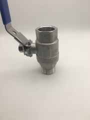 stainless steel 304 316 male and female threaded 2 PC ball valve S.S.M/F 2PC ball valve