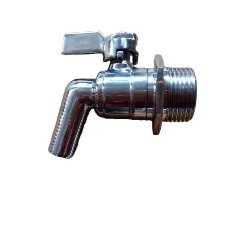 Stainless Steel Beer Tap – 3/8", 1/2", 3/4", 1" Ball Valve Faucet