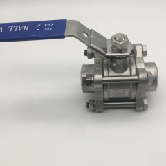 Custom Hot Sale High Quality Stainless Steel 304 316 3PCS Butt Welding Ball Valve