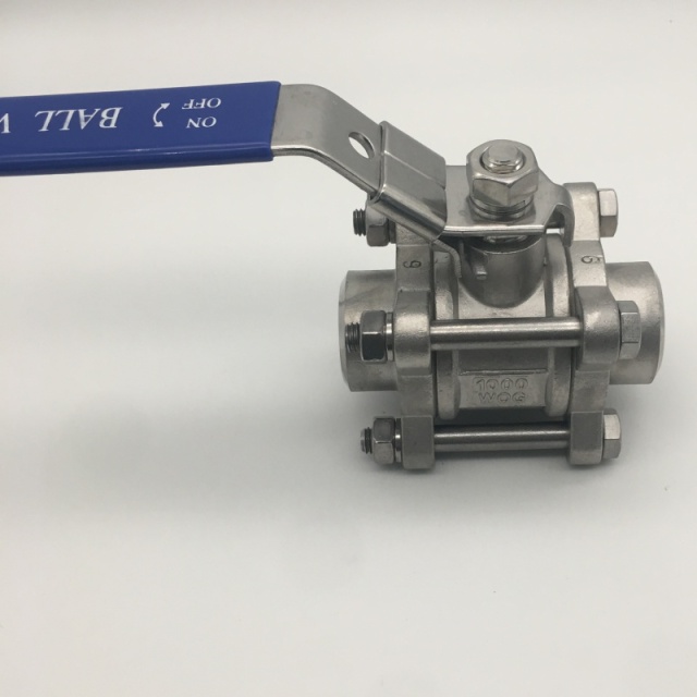 Custom Hot Sale High Quality Stainless Steel 304 316 3PCS Butt Welding Ball Valve