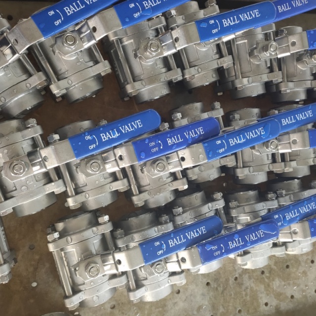 Custom Hot Sale High Quality Stainless Steel 304 316 3PCS Butt Welding Ball Valve