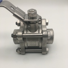 Custom Hot Sale High Quality Stainless Steel 304 316 3PCS Butt Welding Ball Valve