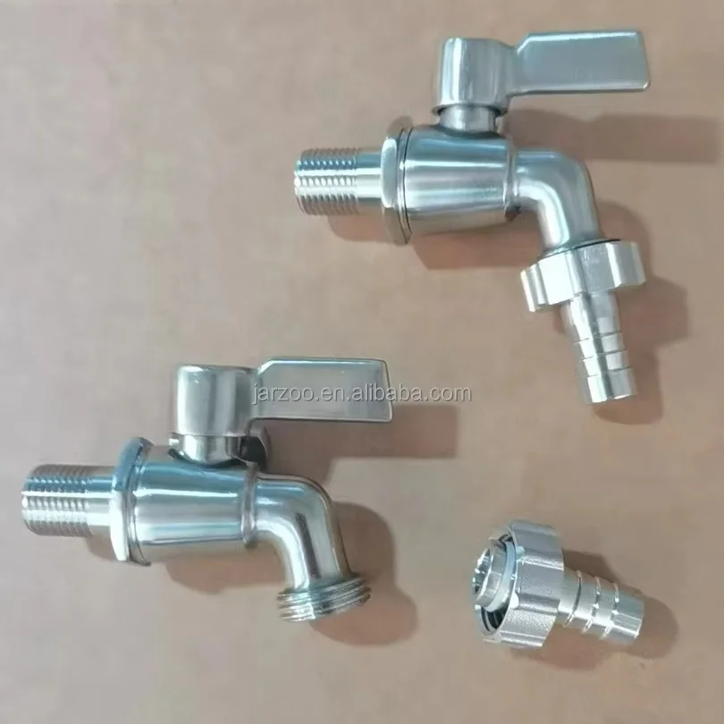 Custom Stainless Steel 304 316 Hose Barbed Ball Valve