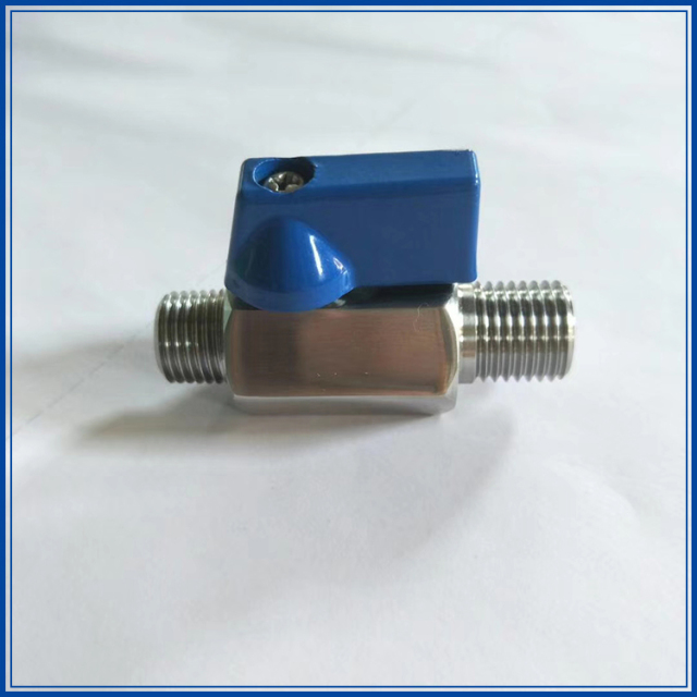 Customizable Good Quality Stainless Steel Mini Ball Valve with Male & Female Threads 