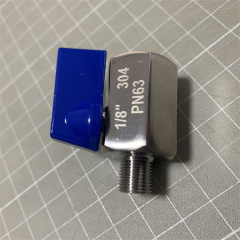 Customizable Good Quality Stainless Steel Mini Ball Valve with Male & Female Threads 