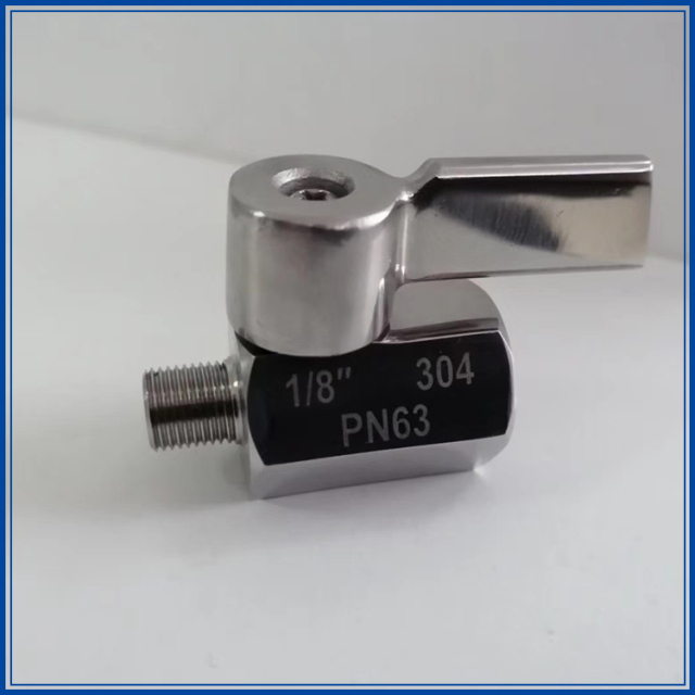 Customizable Good Quality Stainless Steel Mini Ball Valve with Male & Female Threads 