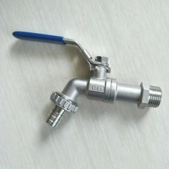 stainless steel hose tail ball valve
