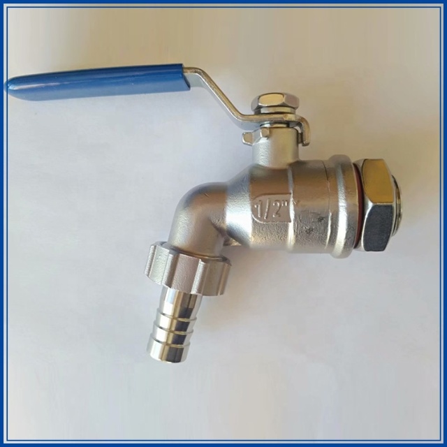 1/2" Stainless Steel Beer Tap Faucet Ball Valve