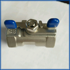 stainless steel 304 316 1PC ball valve