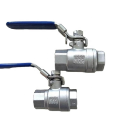 Custom Good Quality Stainless Steel 304 316 threaded 2 PC Ball Valve
