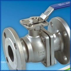 stainless steel 2PC flanged ball valve