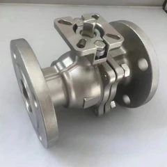 stainless steel 2PC flanged ball valve