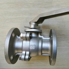 stainless steel 2PC flanged ball valve
