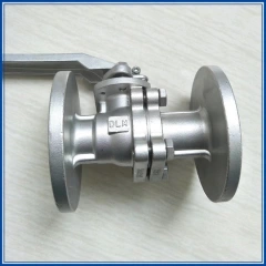 stainless steel 2PC flanged ball valve
