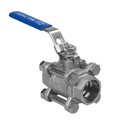 stainless steel 3PCS Socket Weld ball valve