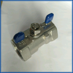 stainless steel 304 316 1PC ball valve