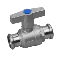 Custom Hot Sale High Quality Stainless Steel 304 316 3PCS Press End Ball Valve
