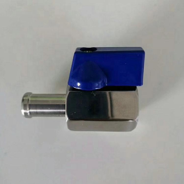 customisable stainless steel 304 316 hose barbed mini ball valve