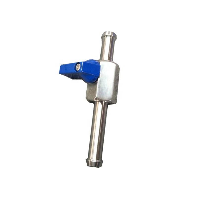 customisable stainless steel 304 316 hose barbed mini ball valve