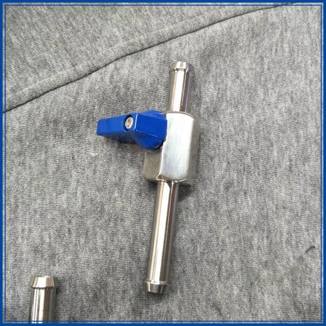 customisable stainless steel 304 316 hose barbed mini ball valve