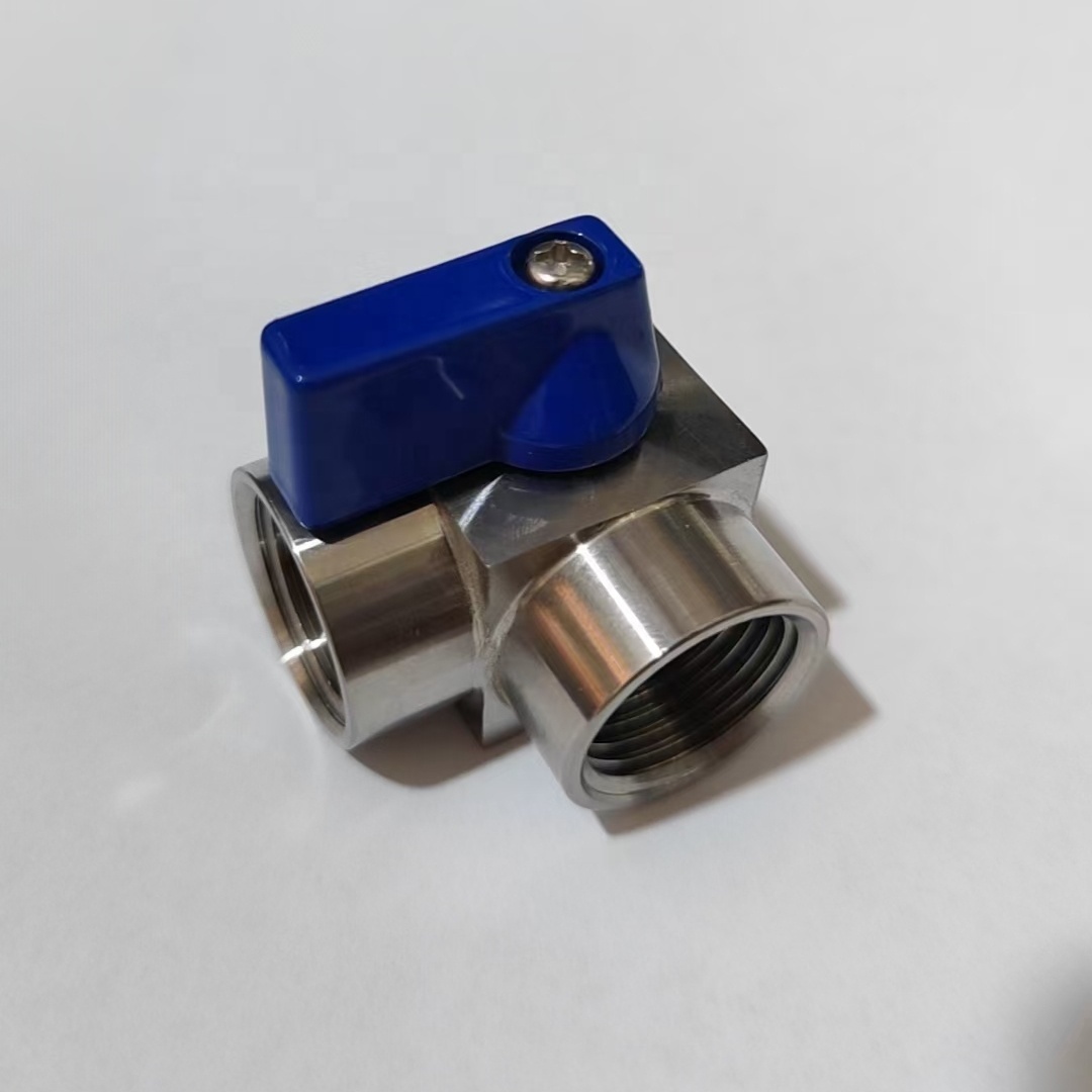 Custom Good Quality Stainless Steel 304 316 90 Degree Male and Female Mini Ball Valve