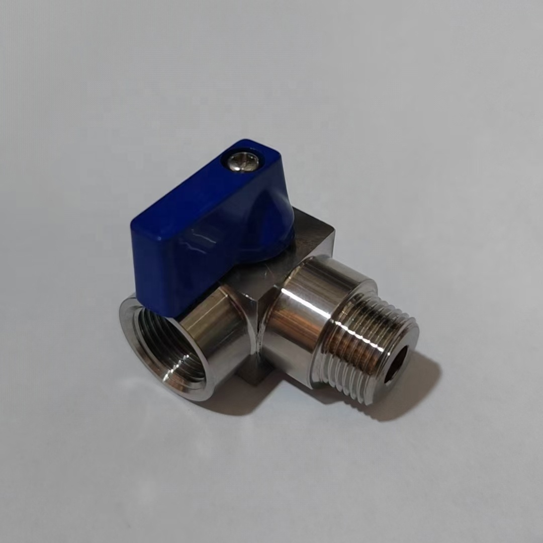 Custom Good Quality Stainless Steel 304 316 90 Degree Male and Female Mini Ball Valve