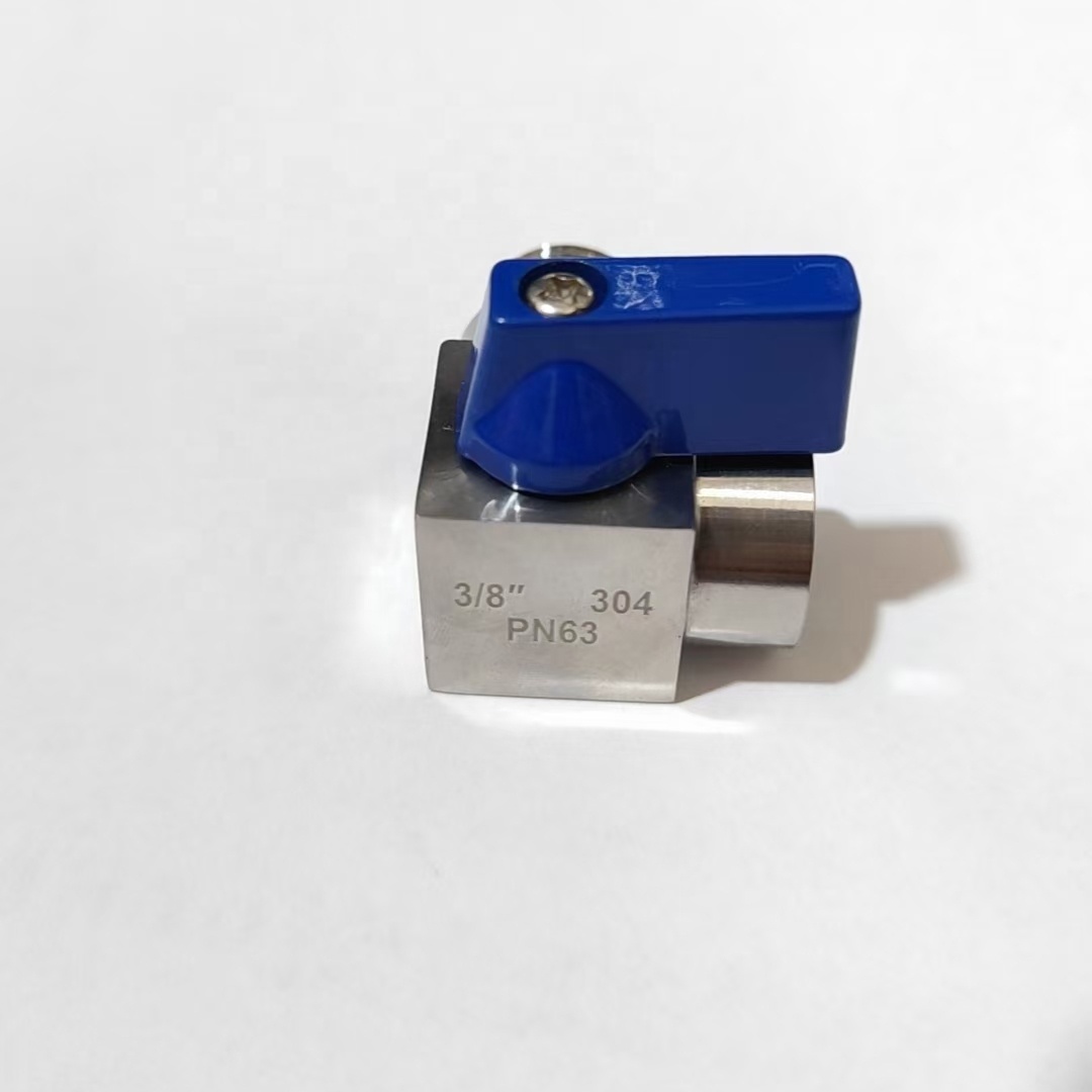 Custom Good Quality Stainless Steel 304 316 90 Degree Male and Female Mini Ball Valve