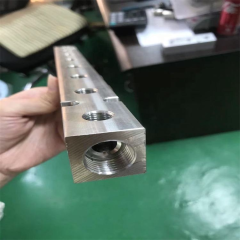 Custom CNC Machined Stainless Steel 304 316 Manifold   Stainless Steel Water Divider