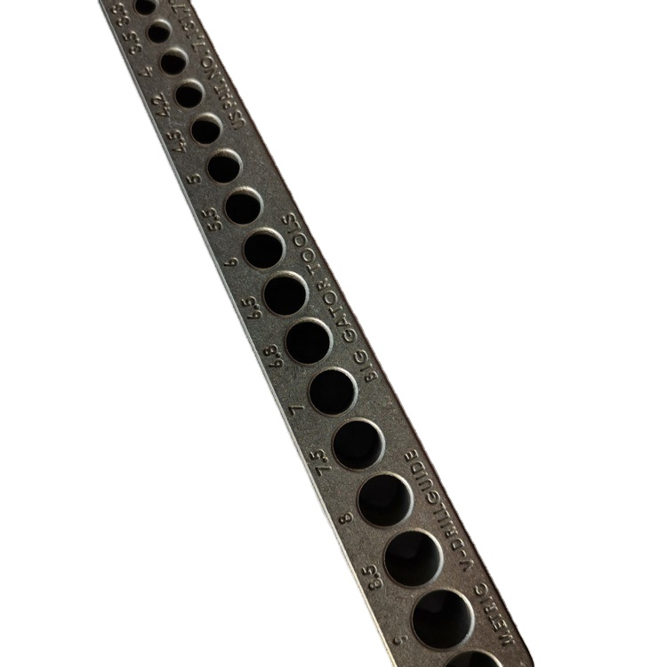 Custom CNC Machining Stainless Steel Parts Chinese Supplier Gauge a Tool Used for Punching Hole Slotting SS Graduated Gauging Ruler Using Wire-electrode Cutting