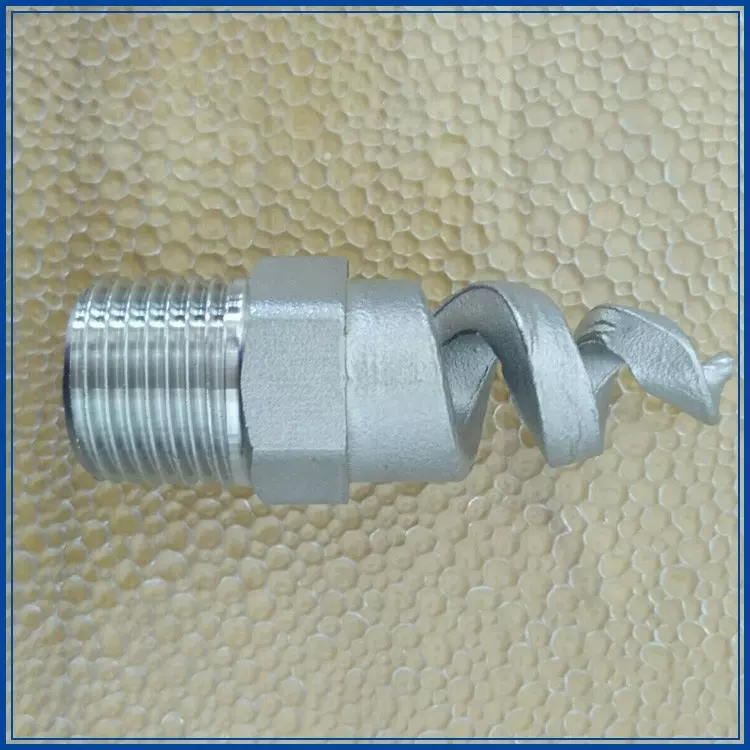 Custom Stainless Steel 304 316 Spiral Cooling Tower Full Cone Control Nozzle