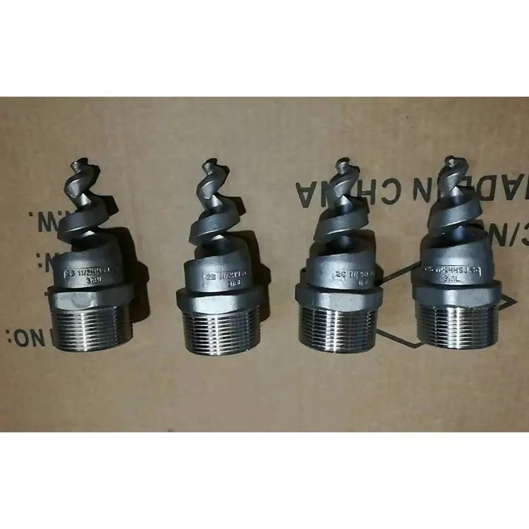 Custom Stainless Steel 304 316 Spiral Cooling Tower Full Cone Control Nozzle