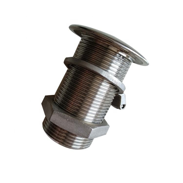 Stainless Steel 316 316L Yacht Accessories Marine Hardware Pipe Drain Plug Through Hull Outlets Fittings for Boat