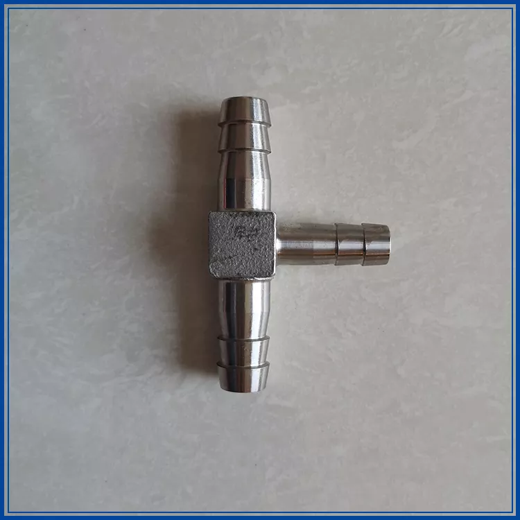 φ6-50 Stainless Steel 304 316 T Shaped Hose Tee Fitting