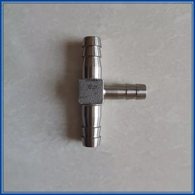 φ6-50 Stainless Steel 304 316 T Shaped Hose Tee Fitting