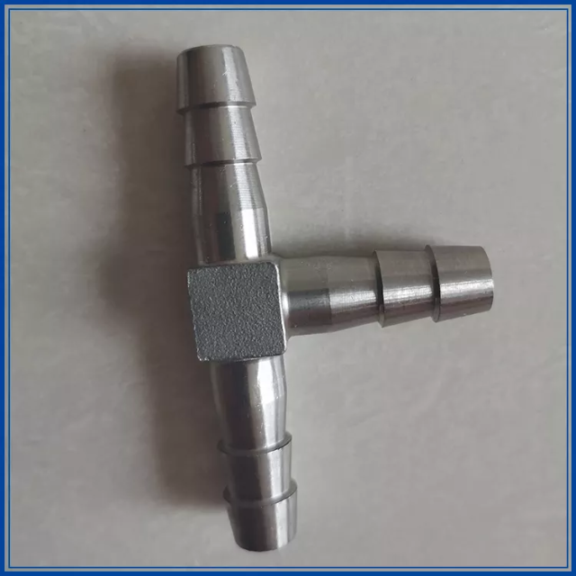 φ6-50 Stainless Steel 304 316 T Shaped Hose Tee Fitting