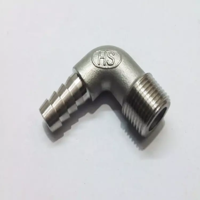 Custom Stainless Steel 304 316 Casting Threaded Hose Elbow Fitting