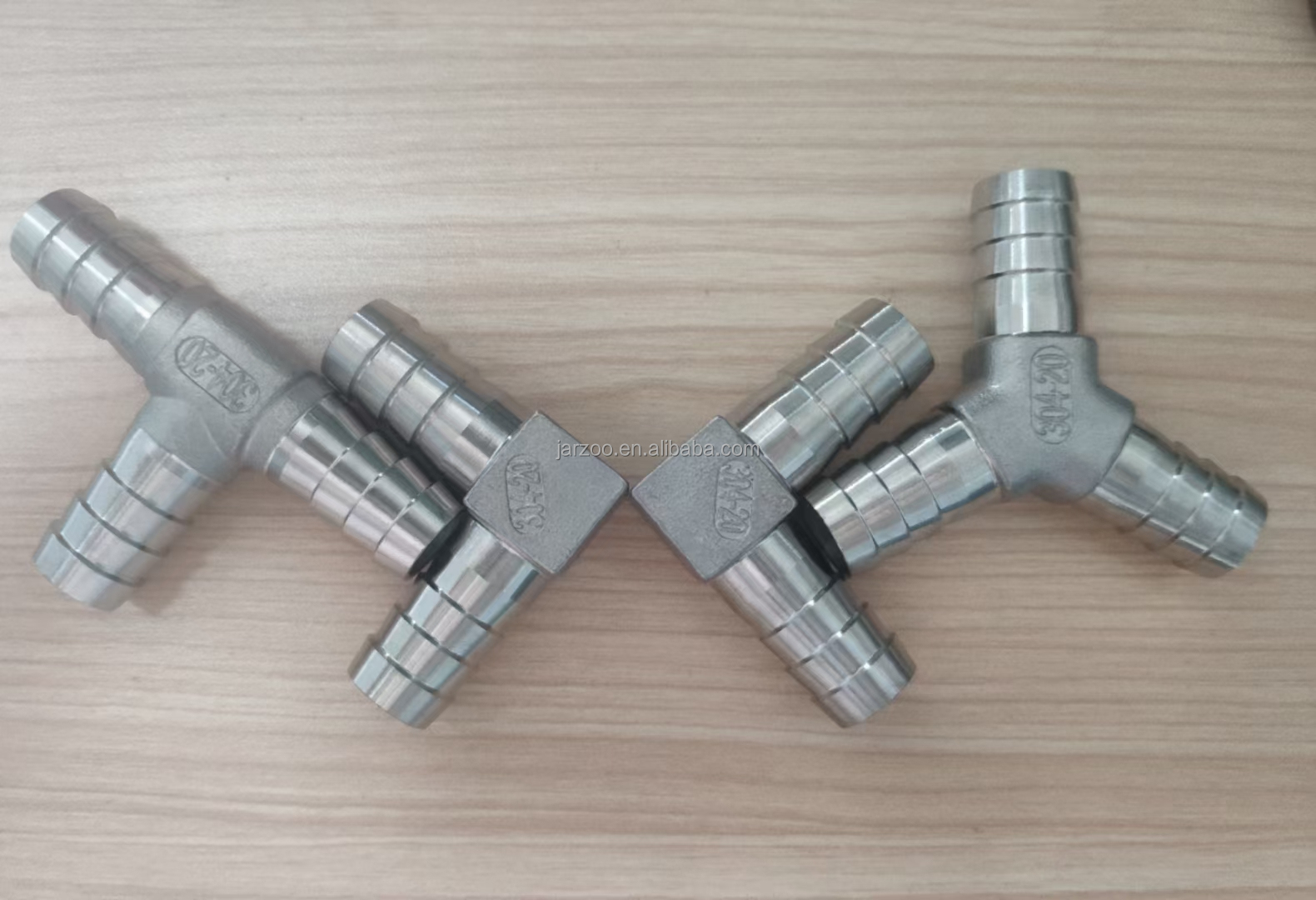 φ6-50 Stainless Steel 304 316 T Shaped Hose Tee Fitting