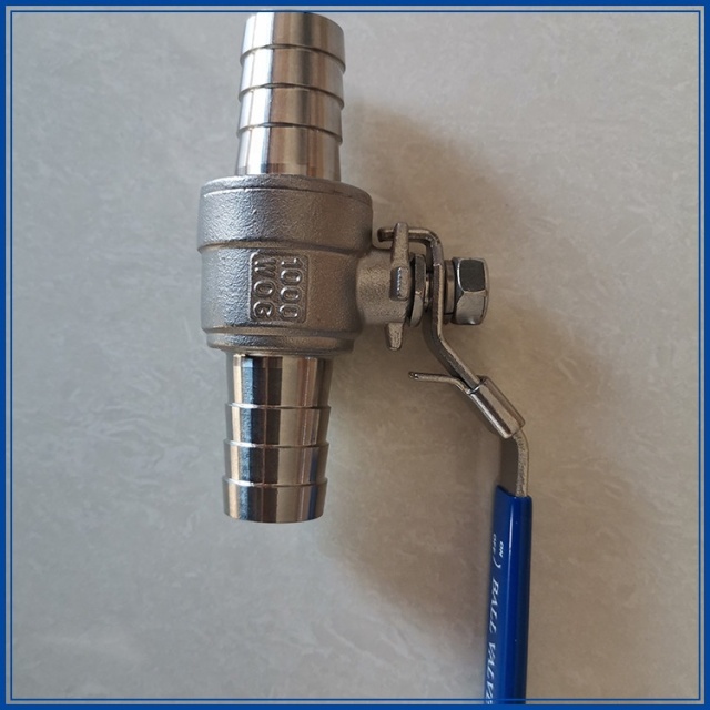 Custom Stainless Steel 304 316 Hose Tail Valve