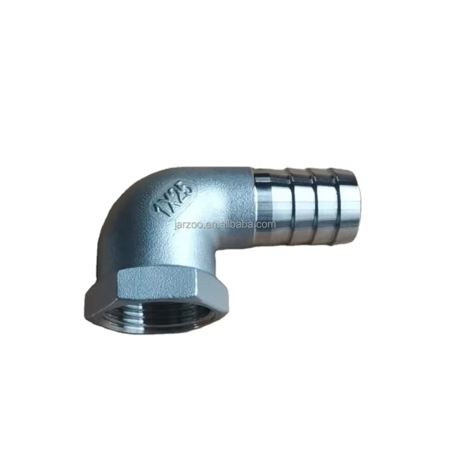 Custom Stainless Steel 304 316 Threaded Hose Elbow