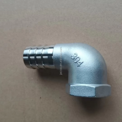 Custom Stainless Steel 304 316 Threaded Hose Elbow