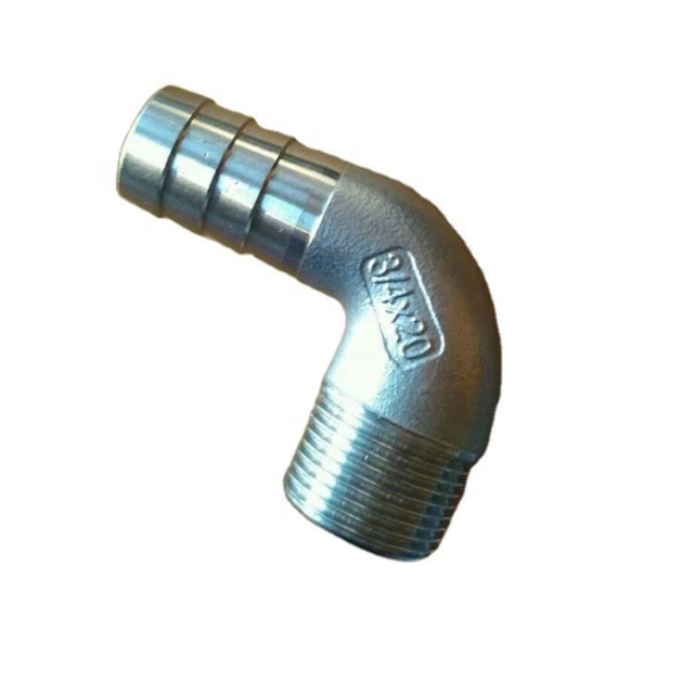 Custom Stainless Steel 304 316 Casting Threaded Hose Elbow Fitting